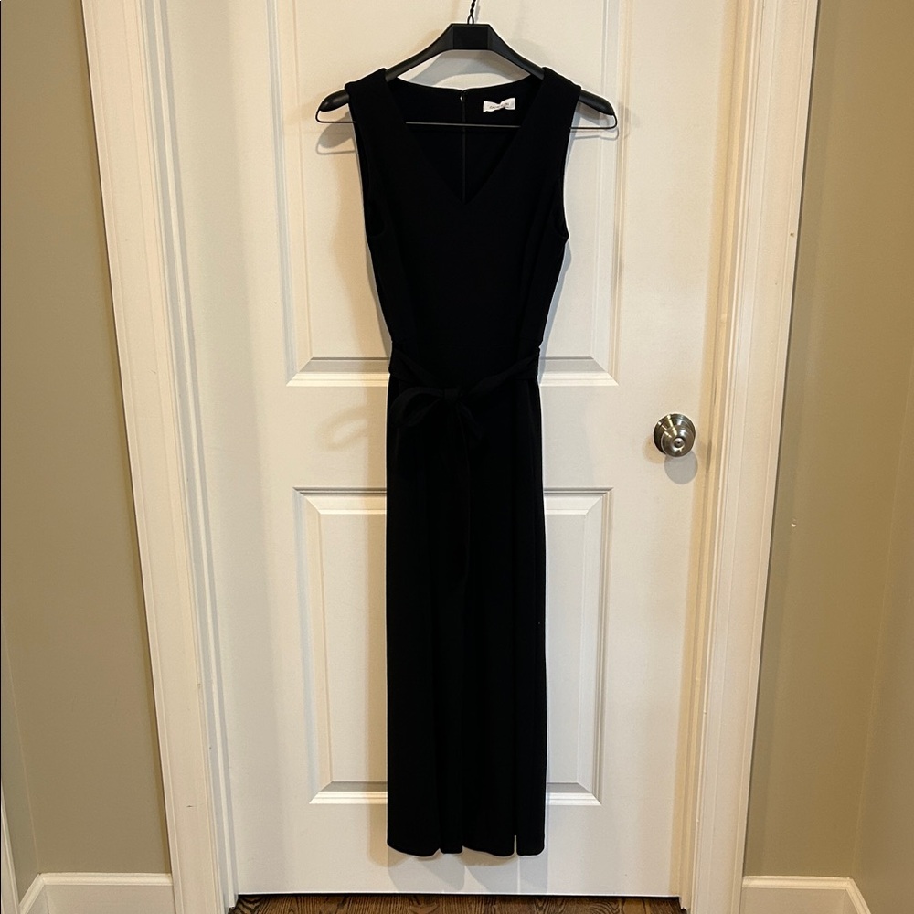 Elegant Black Sleeveless Romper